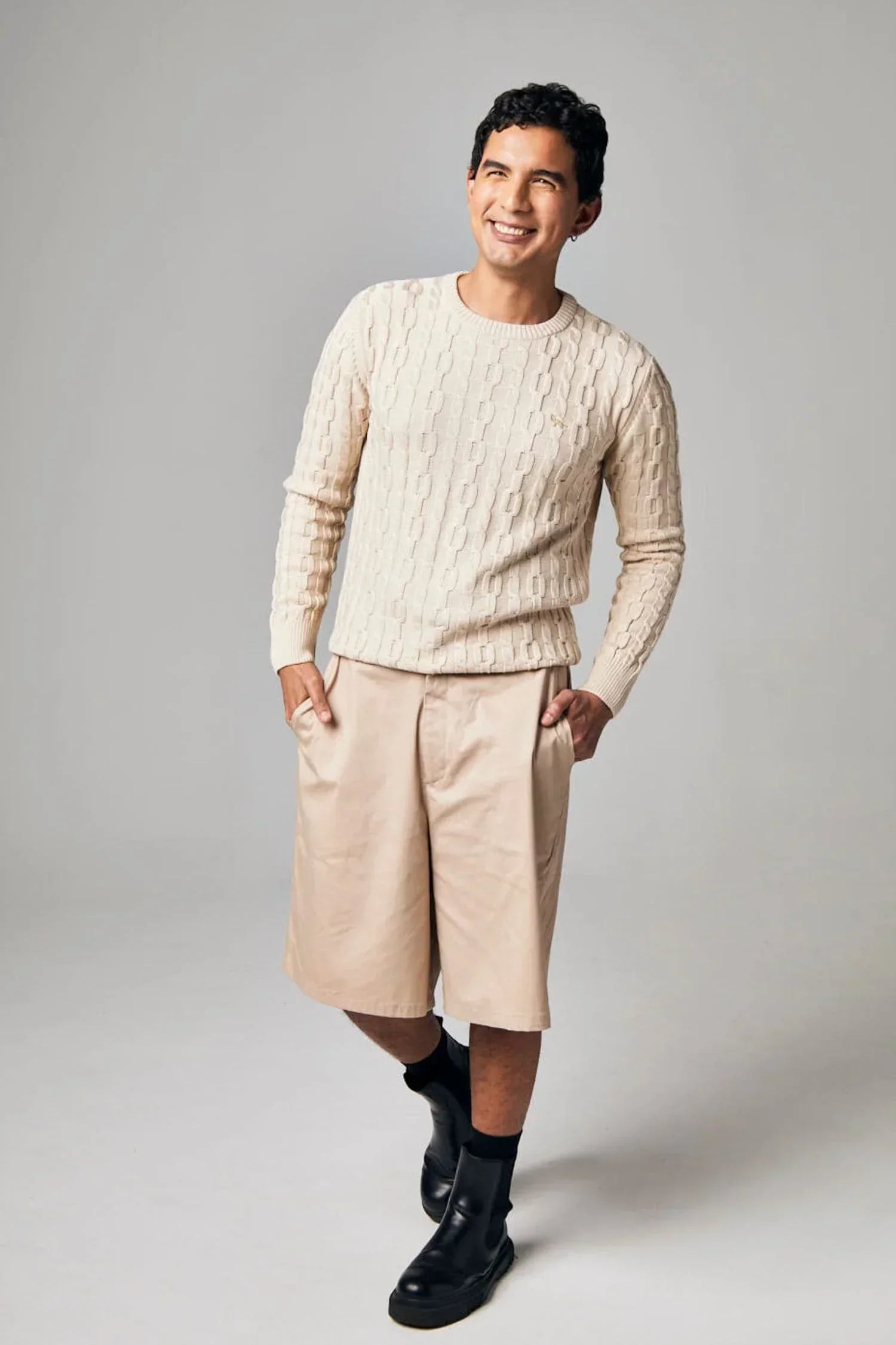 Suéter Cogua en hilado Turín trenzado – Hombre